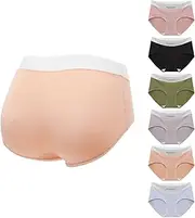 [YIONTAN] Women's Midway 60S Modal Silk Underwear Quick Dry Panties for Summer 6-Pack