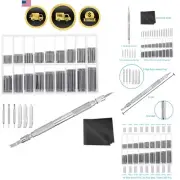 Watch Link Remover Kit Watch Band Tool Watch Repair Kit with 360 Pins and Spr...