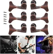 3L3R Bass Tuning Key Pegs Red Copper FishtaiL Shaped String Tuners Bass Parts Musical Instruments Accessories