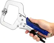 Daseeme 11-inch Locking C-Clamp Pliers with Rubber Grip Quick Release Clamp Hand Tool