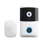 Wireless Video Doorbell IR Night Vision Doorbell Camera Two-way Audio for Home