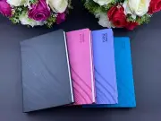 2024 A5 Leather Hard Cover Pocket Diary Day To A Page DTP School Work Office