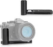 JJC Metal Hand Grip Secure Handle L Bracket for Nikon Z F Zf Mirroless Camera, Anti-Slip Pads Design & Arca Swiss Type Quick Release Plate Design