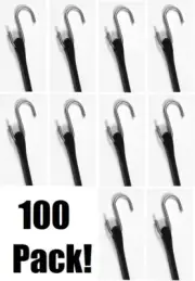 (100) ea Master Mechanic MM09 19" EPDM RUBBER BUNGEE CORD STRAPS