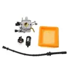 Carburetor Kit for FS400 FS450 FS480 String Trimmer Brush Cutter with Fuel Line