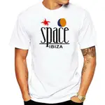 棉質 T 恤 SPACE IBIZA CLUBBING HOUSE PACHA 白色島復古中性 T 恤 B544 原宿上