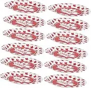 Cabilock Canada Day Party Supplies 24pcs Maple Leaf Paper Plates Festive Tableware Snack Dessert Serving Dish