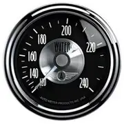 Autometer Black Diamond Water Temperature Gauge Mechanical - 120-240 F, 2 1/16 Inch, AU2033