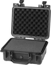 Jack Boss 10" Waterproof Hard Camera Case, Protective Foam for Drones & Gear