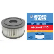 DVC Micro-Lined Replacement Filter 3-SS0150-001 Royal/Dirt Devil F15 - 1 Filter