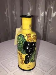 Italian Ceramiche Olive Oil Bottle Cosimo Primo/ Sakura Firenze