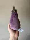 ☆ ~Jellycat Vivacious Vegetable Aubergine Eggplant Purple Plush 7"~ ☆