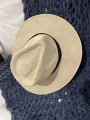 NEW Brixton Done Proper Packable Breathable Adjustable Straw Sun Hat Small