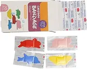 Fun Bandages for Kids - Kids Bandages Wound Strips - Adhesive Bandage Stickers, Cartoon Animal Colorful Bandages, 30 for Boys Girls Minor Cuts & Scrapes