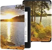 Case for Kindle Paperwhite 10th Generation 2018, Kindle Case with Waterproof Kindle Paperwhite E-Reader Case, e-Book-Reader-Covers with Auto Sleep/Wake for Kindle Paperwhite 10th Gen - Sunset Scenery