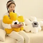 Seat Cushion Fluffy Protective Lovely Kids Stuffed Chair Seat Pillow Patchwork