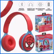 Kids Wireless Headphones Headset Super Heroes Spider Man Bluetooth Earphone