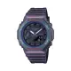 【CASIO G-SHOCK】遊戲玩家系列八角雙顯腕錶-午夜紫/GA-2100AH-6A/台灣總代理公司貨享一年保固