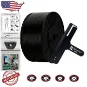 Professional ABS+ Filament for 3D Printing, 6.6 lbs Black, Perfect Layer Bonding