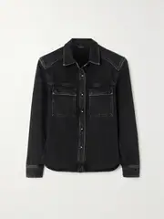 [GOLDSIGN] GOLDSIGN - The Frey Denim Shirt - Black - small small Black