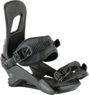 Nitro Rambler Men's Snowboard Bindings, Ultra Black, Medium