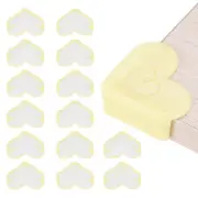 Corner Protectors 24Pcs Table Corner Protectors(Heart-shaped, Yellow)