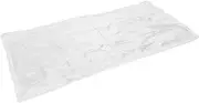 Cabilock Dust-Proof Mattress Cover Moving Bed Sealed Thick Encasement Protector Single Zips Waterproof Mattress Bag with Handles Mattress Covers Mattresses Travel Pouch Fitted Plastic White