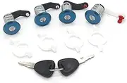 Rynplex for Nissan, Interstar 1998-2009 for Front Left and Right Lock Set Door Barrel X 4 Pcs 7701470944 Auto Ignition Lock Cylinder