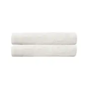 Elvire Bath Towel 2 Pack Ivory