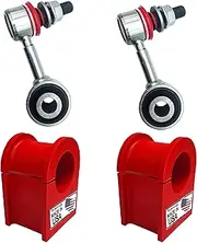 Suspension Dudes 4PC Front Sway Bar Stabilizer CODE RED Link & Bushing Kit FITS Sequoia 2008-2022, Tundra 2007-2021 - K750179 K750180 K201414