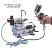 TC-20B Mini Air Compressor 220V Quiet Oil-free Vacuum Pump Leather Touch-up