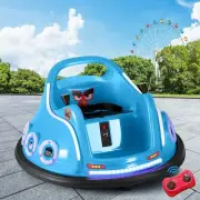 Kids Ride On Car Bumper Electric Toy Cars Remote Control Light Blue Kids T ER-BU