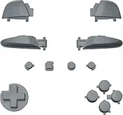 eXtremeRate New Hope Gray Repair ABXY D-pad ZR ZL L R Keys for Nintendo Switch Pro Controller, DIY Replacement Full Set Buttons with Tools for Nintendo Switch Pro Controller - Controller NOT Included