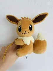 Pokemon Eevee Plush Doll with rubber band Japan Bandai Banpresto Pokémon