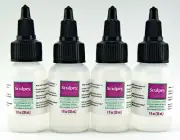 Sculpey Polymer Clay Diluent Softener & Thinner Lot of 4 Bottles