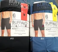 在飛比找Yahoo!奇摩拍賣優惠-下標先詢問 BUFFALO 男彈性內褲 平口褲 四角褲(6件