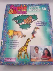 VTG Makit & Bakit Make Bake Suncatcher Mobile Kit Animals Jungle Quincrafts