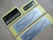 For McINTOSH MC30 AMPLIFIER SIDE DECAL LABEL TYPE-A - NO SERIAL NUMBER TYPE DIY