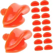 HONMEET Toy Mouth Parts 20pcs Accessories Threaded Connection for Realistic Decor