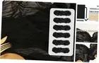 6 Pack Black Table Runner 35x120 Inches Gauze Rustic Farmhouse Decor for