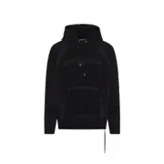 [Mastermind Japan] Mastermind Japan-Black Cotton Stichwork Hoodie-Uomo M STAND