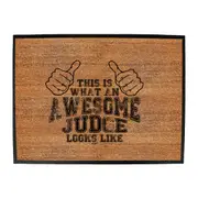 This Is What Awesome Judge - Funny Novelty Doormat Man Cave Floor mat