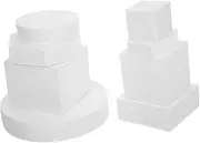 8Pcs Geometric Cube Photography Props Versatile Decorative Photo Props for Jewelry Cosmetics and Makeup Lightweight Easy to Clean for Studio and Indoor Outdoor