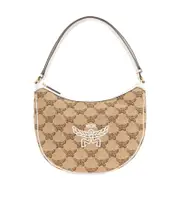 MCM Logo Printed Shoulder Bag One size Nude