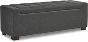 [Signature Design by Ashley] Cortwell Storage Bench, Gray
