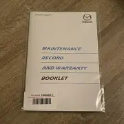 BLANK NEW MAZDA SERVICE LOG BOOK BOOKLET 2016