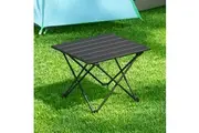 Weisshorn Folding Camping Table 40CM Roll Up Outdoor Picnic BBQ Aluminium Desk