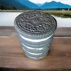 Oreo Crème Stuffed Black Cookie Stool Side Table Tik Tok Viral Homegoods tjmax
