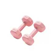 NNETM 1 Pair 2.0KG Fixed Dumbbell Set - Pink