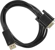 Dp to Vga Conversion Cable 1.8m Monitor Cord Pc Display Cable Gold Plated Connectors Full Support